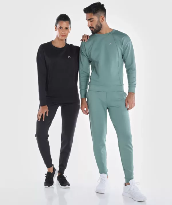 Unisex Vent Comfy Jogger Black Image 2