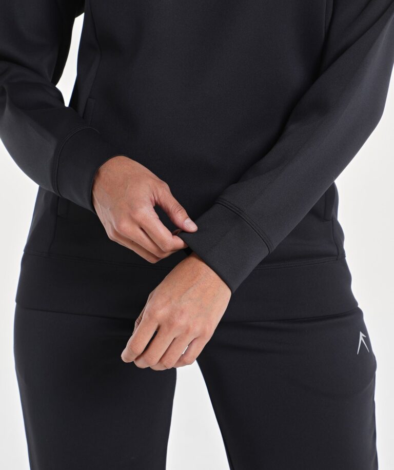 Unisex Vent Comfy Sweater Black thumbnail 4