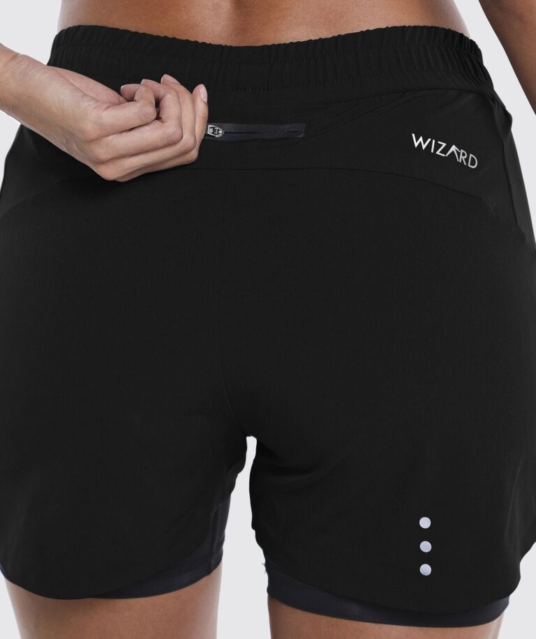 Women Vent Speed 2 in 1 Short Black Image 6