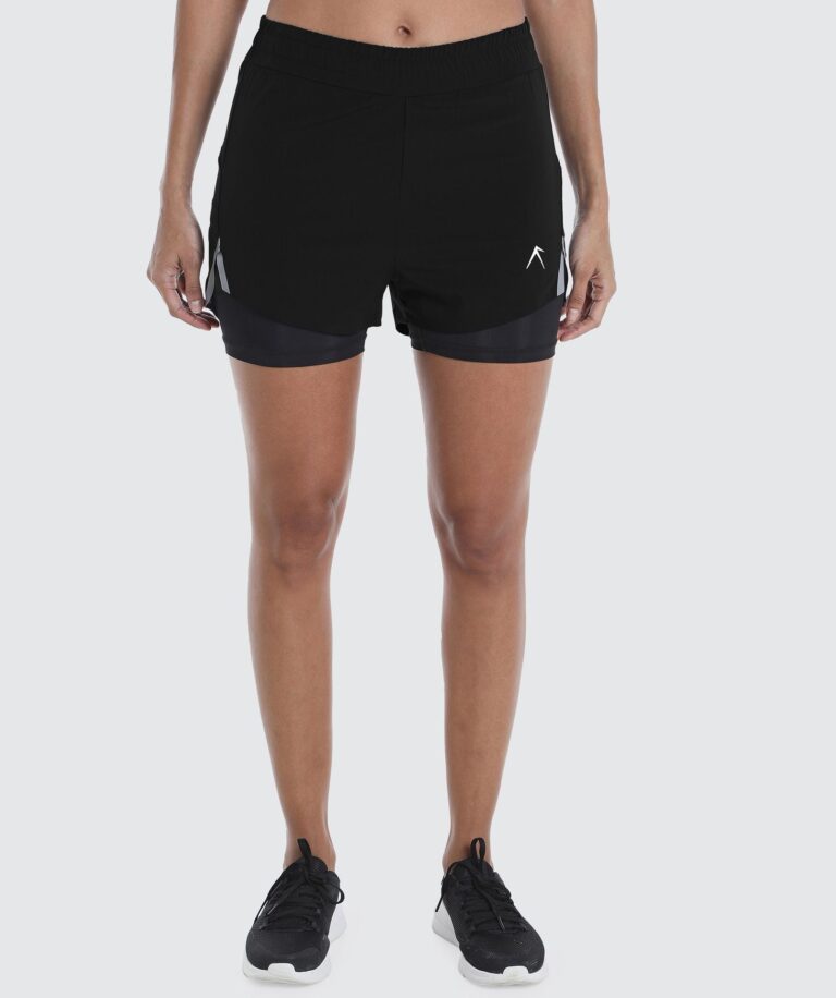 Women Vent Speed 2 in 1 Short Black Image 1