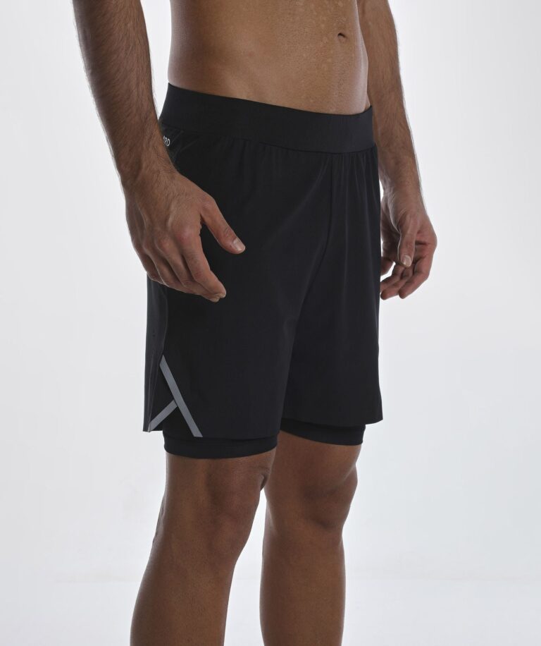 Men Vent Speed 2 in 1 Short Black Image 7