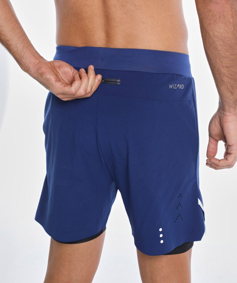 Men Vent Speed 2 in 1 Short Blue-Depths Image 6