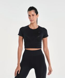 Women Impact Seamless Charm Crop Top thumbnail 3 for complete the look