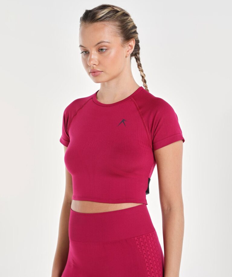 Women Impact Seamless Charm Crop Top Vivacious Image 6