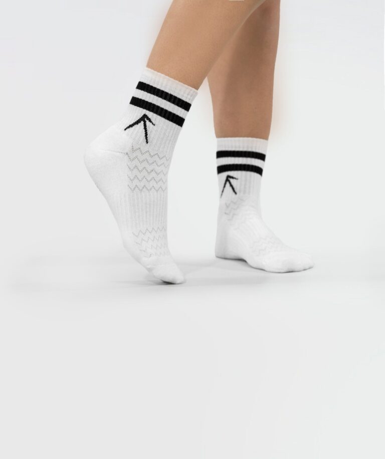 Unisex Stripes Short Crew Cotton Socks - Pack of 3 White thumbnail 3