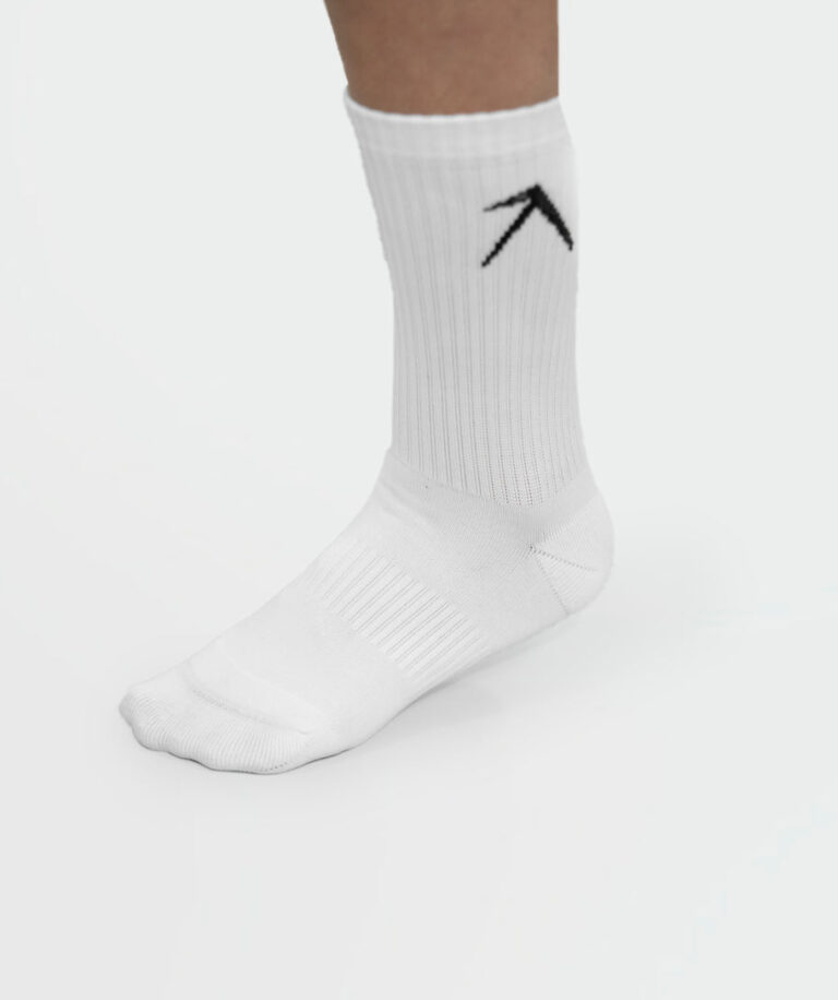 Unisex Crew Dry Touch Socks - Pack of 3 White thumbnail 4