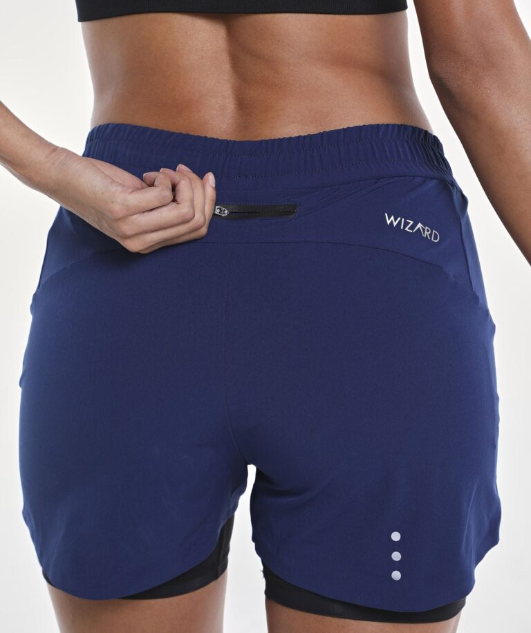 Women Vent Speed 2 in 1 Short Blue-Depths Image 7