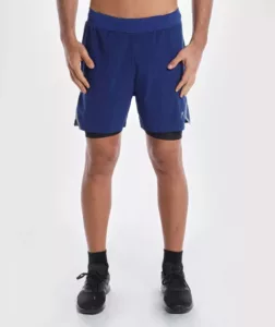 Men Vent Speed 2 in 1 Short Blue-Depths thumbnail color variation