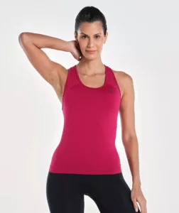 Women Brave Seamless Fitted Tank Vivacious thumbnail color variation