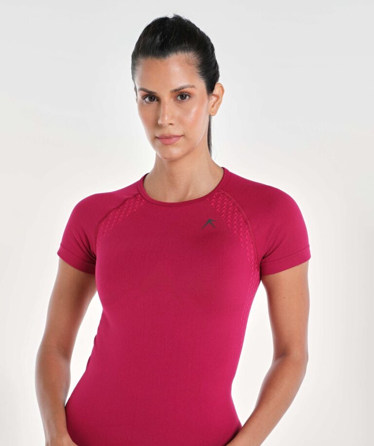 Women Shape Seamless Tee Vivacious Image 7