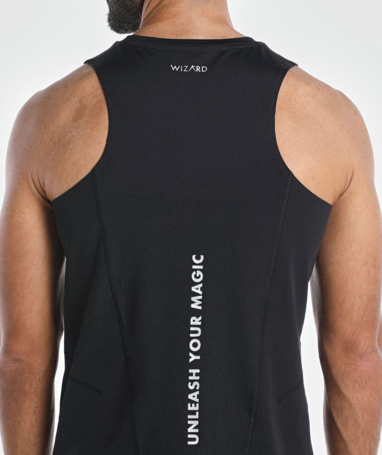 Men Vent Wizardry Tank Black Image 7