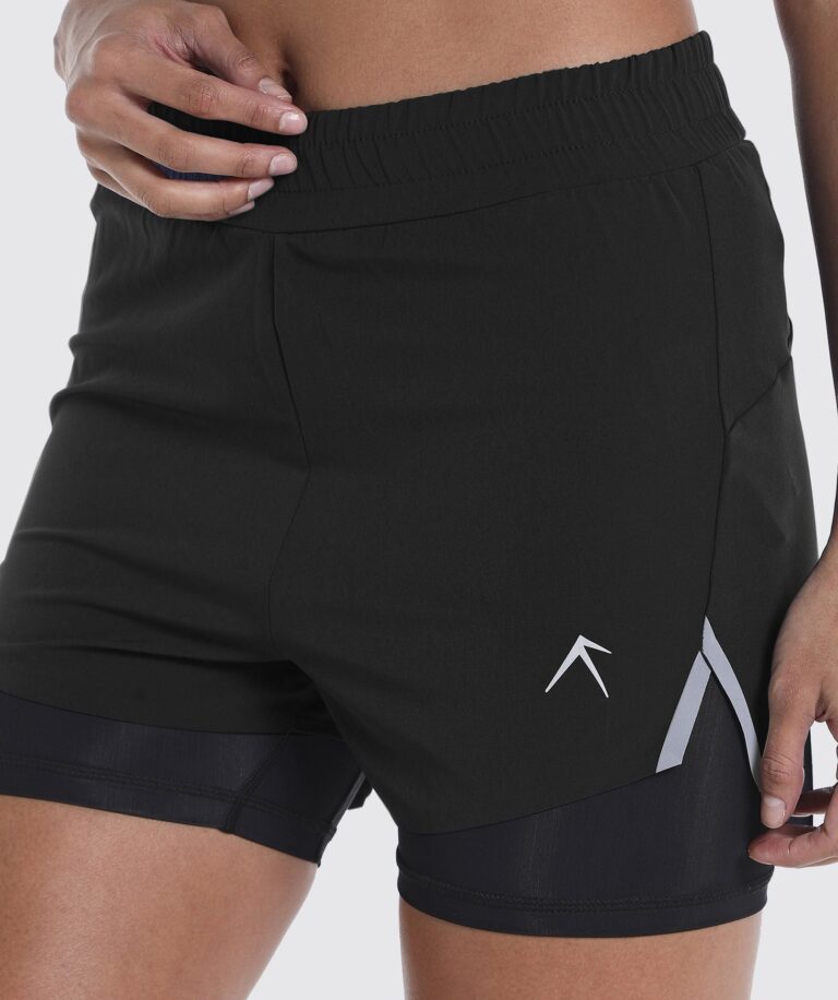 Women Vent Speed 2 in 1 Short Black Image 5