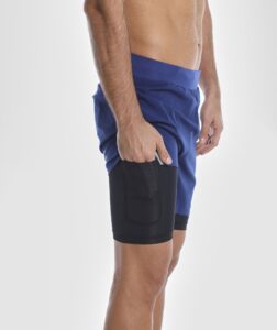 Men Vent Speed 2 in 1 Short Blue-Depths thumbnail 2