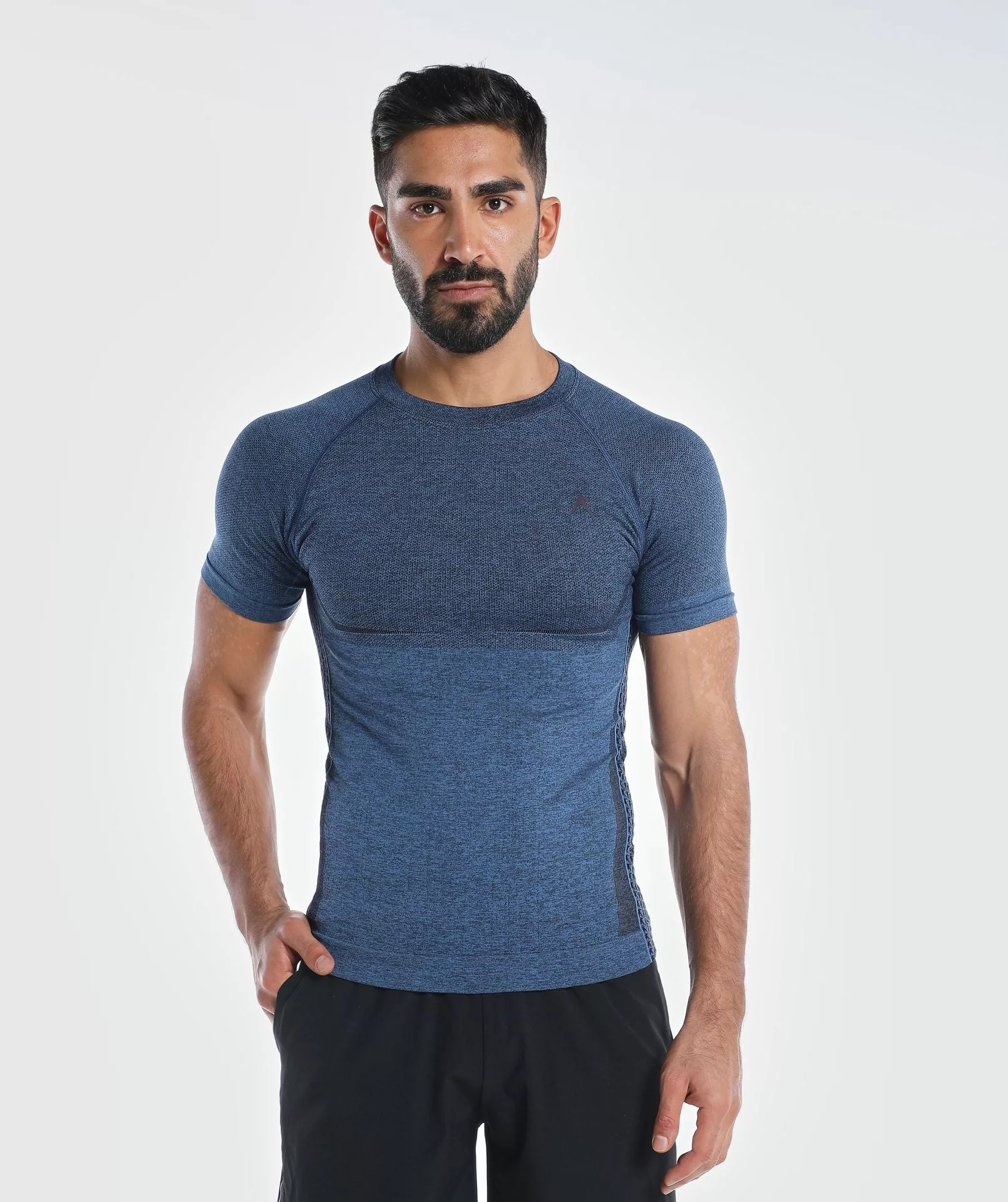 Men Expert Seamless Tee Blue-depths Image 1