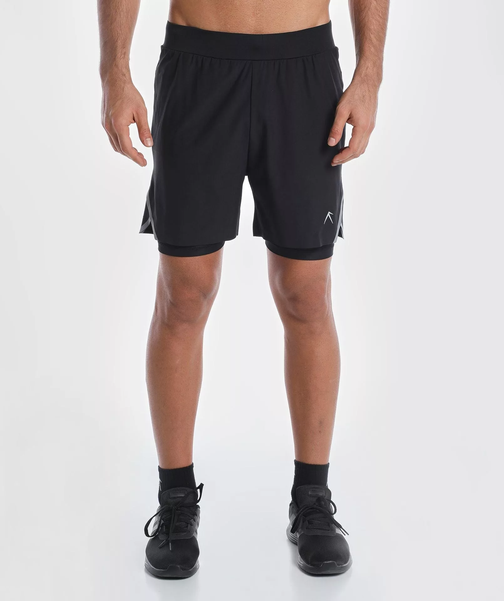 Men Vent Speed 2 in 1 Short Black Image 1