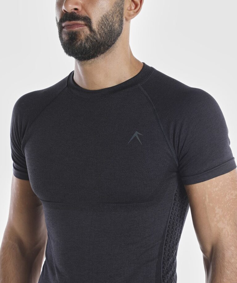 Men Expert Seamless Tee Black Image 7