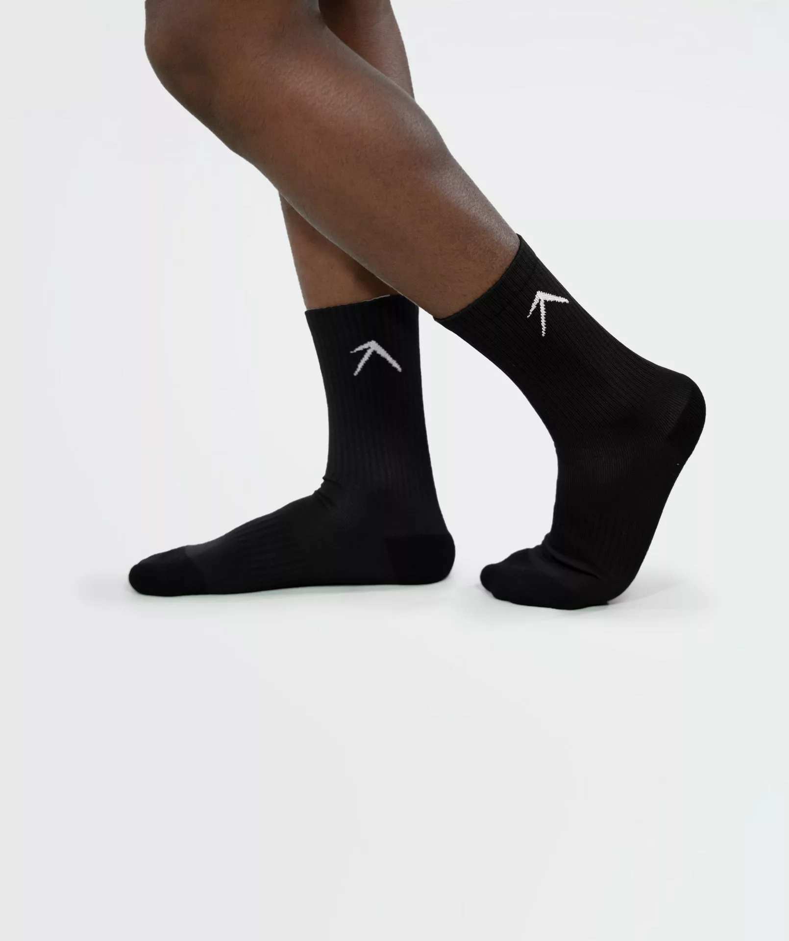 Unisex Crew Dry Touch Socks - Pack of 3 Black Main Image