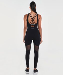 Women Vent Racy Jumpsuit Black thumbnail 2