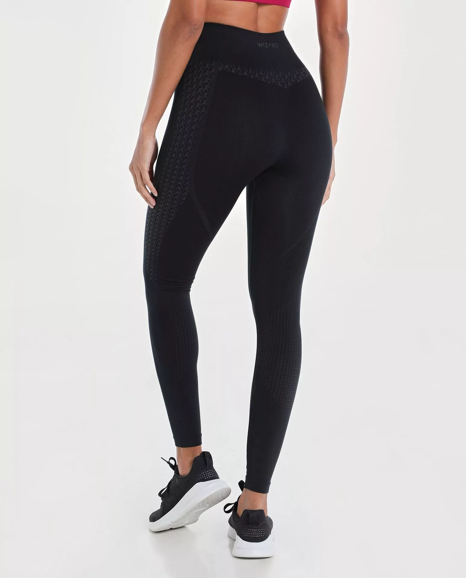 Women Impact Seamless High Waist Legging Black thumbnail 3