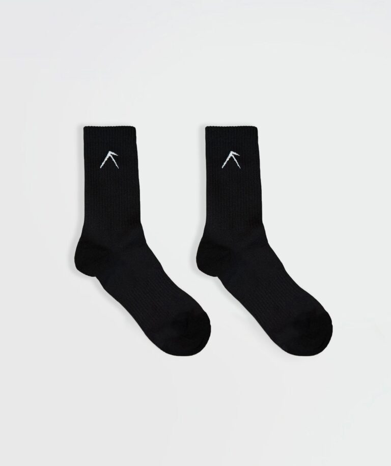 Unisex Crew Dry Touch Socks - Pack of 3 Black Image 7