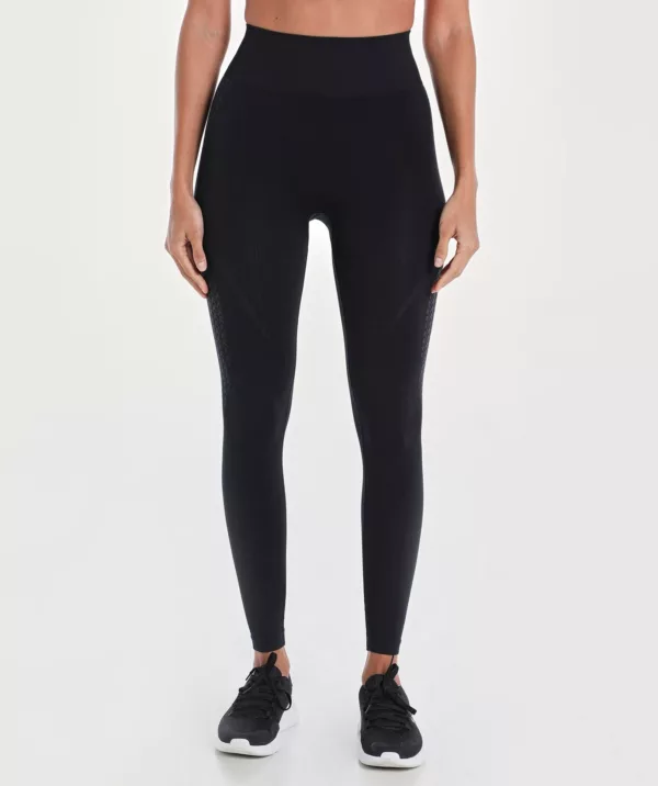 Women Impact Seamless High Waist Legging Black Image 2