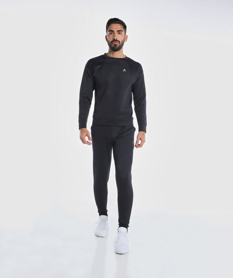 Unisex Vent Comfy Jogger Black Image 6