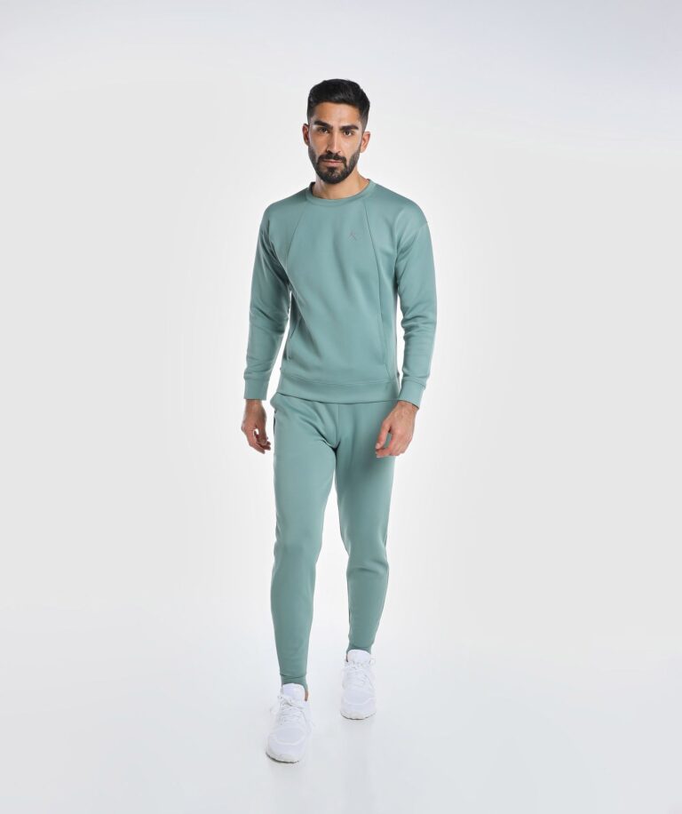 Unisex Vent Comfy Jogger Green-Khaki thumbnail 3