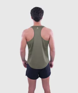 Men Performance Stringer Olive-Green thumbnail 2