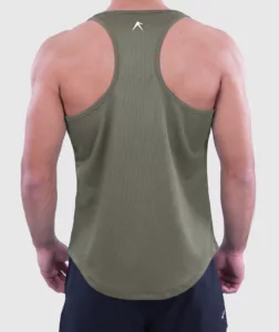 Men Performance Stringer Olive-Green thumbnail 3