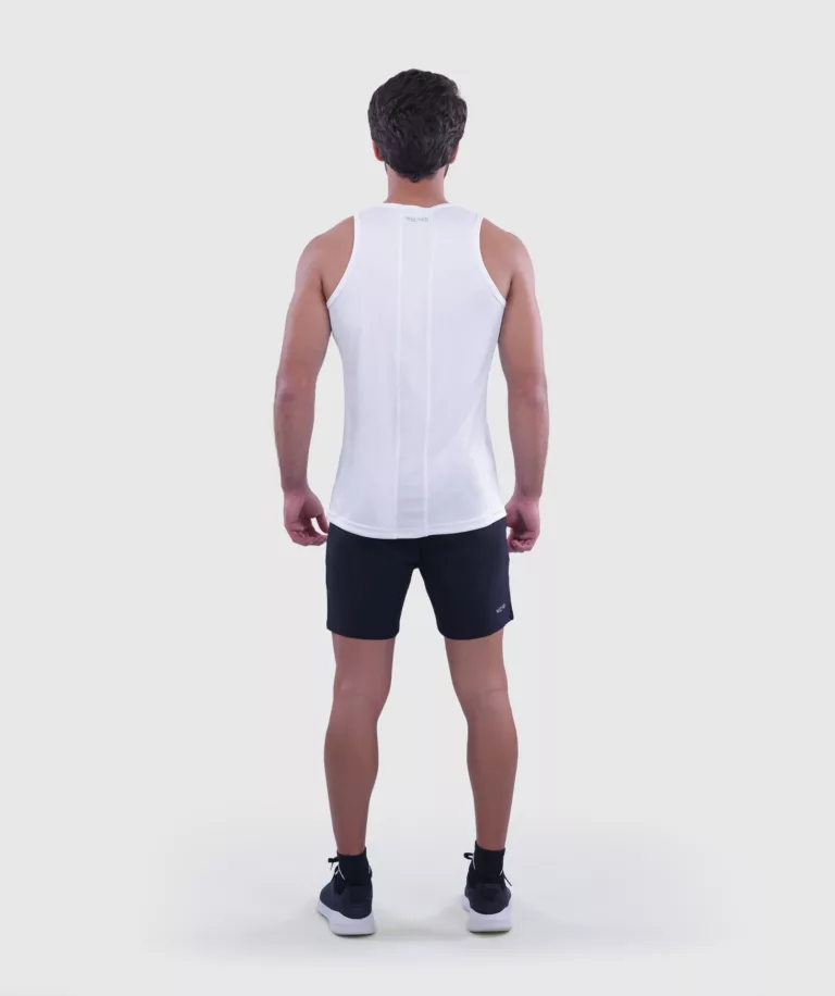 Men Performance Tank White Image 5