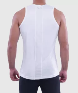 Men Performance Tank White thumbnail 2