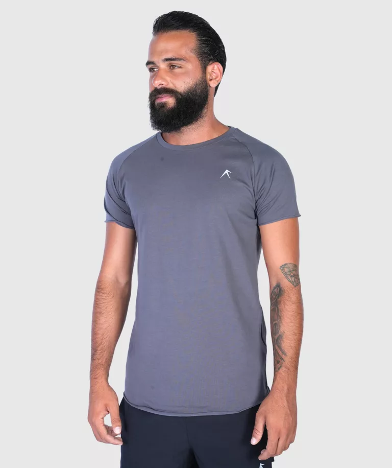 Men Comfy Tee Dark-Grey Image 5