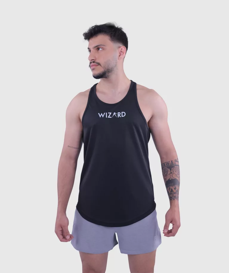 Men Performance Stringer Black thumbnail 3