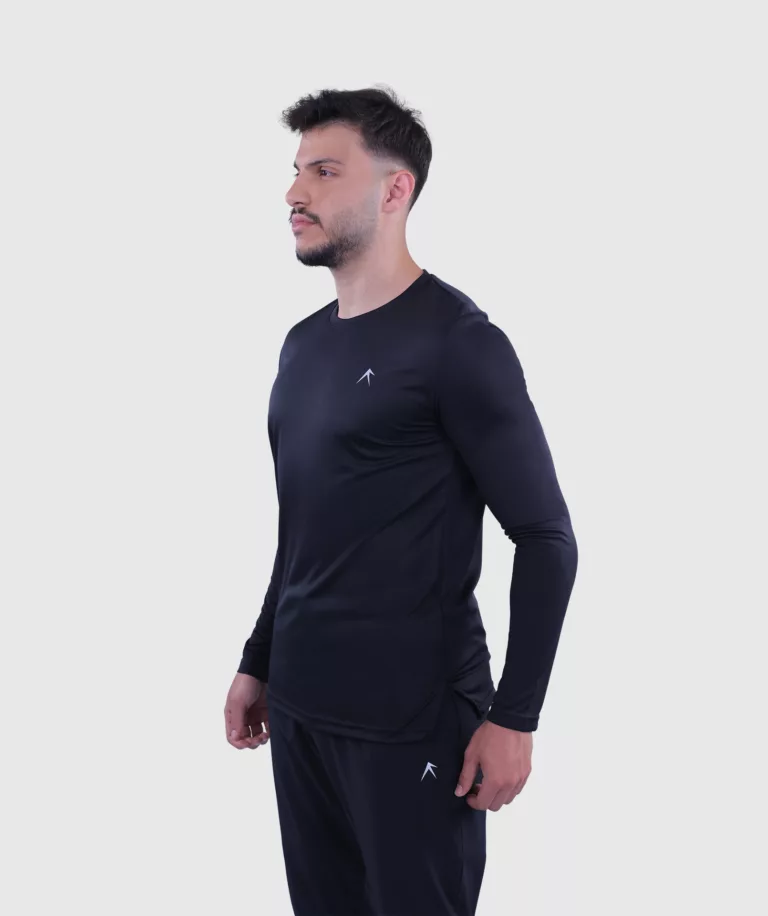 Men Performance Long Sleeve Black thumbnail 3