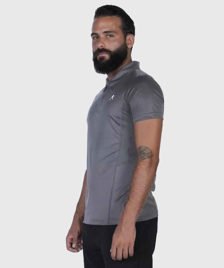 Men ProLite Padel Polo Grey Image 5