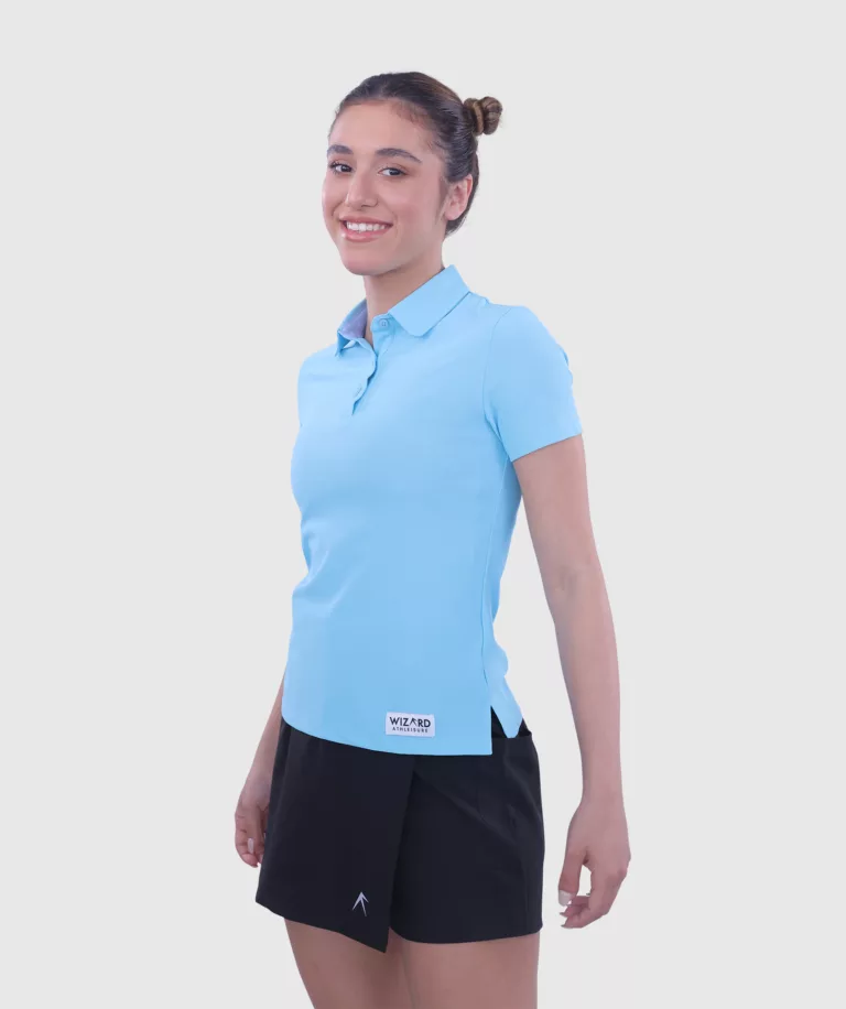 Women PadelPro Polo Blue Image 5