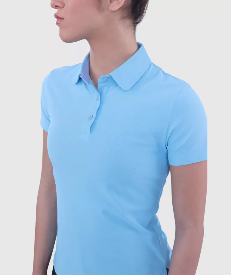 Women PadelPro Polo Blue thumbnail 4