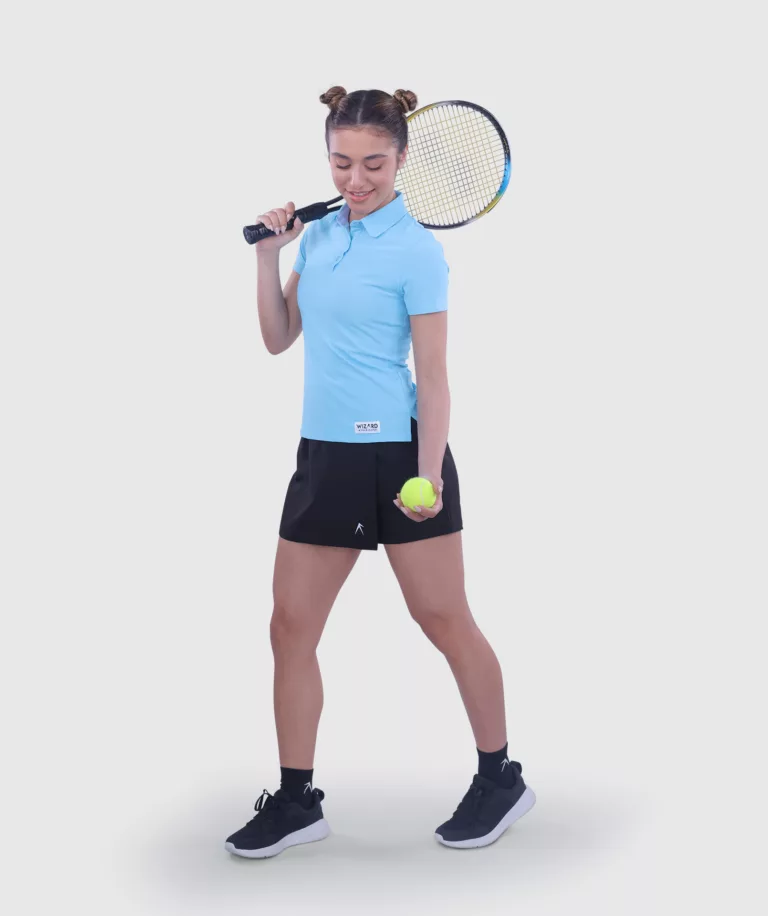 Women PadelPro Polo Blue Image 6