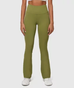 Women Essential Flared Legging Dark-Grass-Green thumbnail color variation