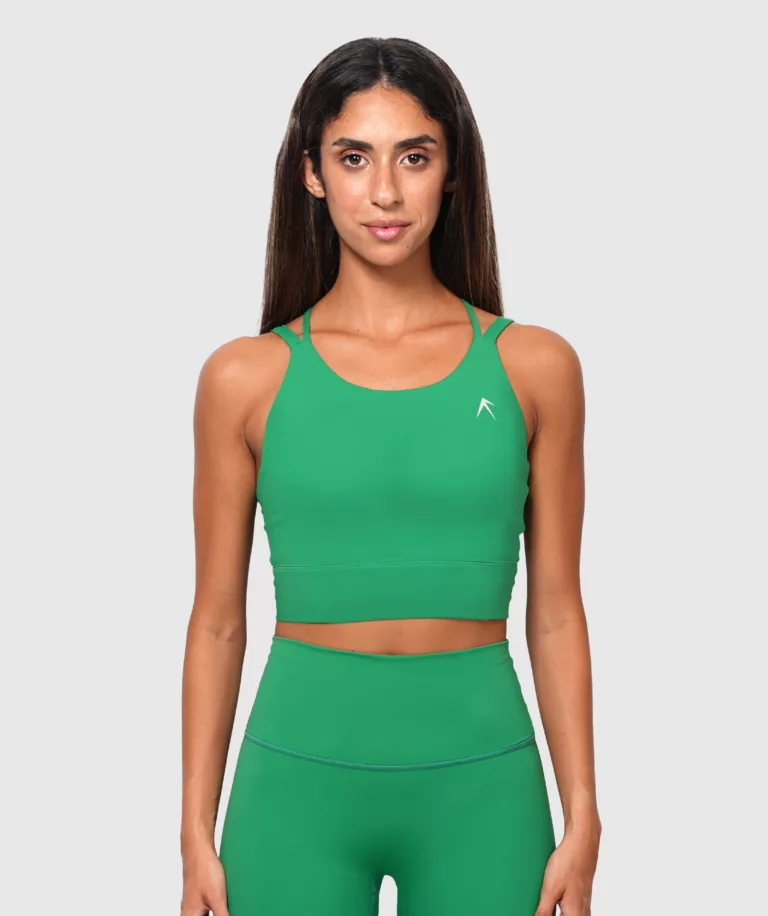 Women Performance Sports Bra Green Image 1