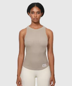 Women Performance Tank Khaki thumbnail 1