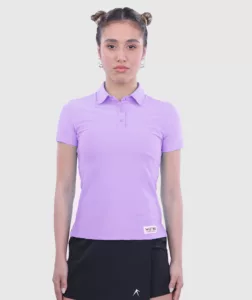 Women PadelPro Polo أرجواني thumbnail color variation