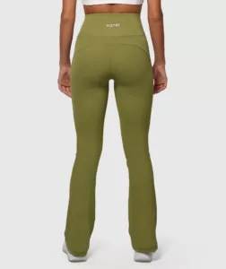 Women Essential Flared Legging Dark-Grass-Green thumbnail 2