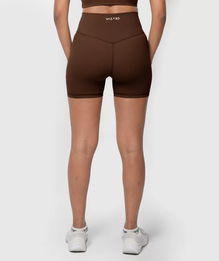 Women Sculpt Fit Mini Short Brown Image 2