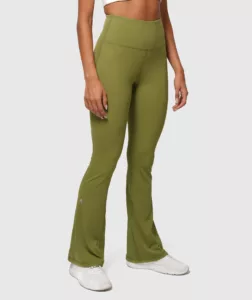 Women Essential Flared Legging Dark-Grass-Green thumbnail 3