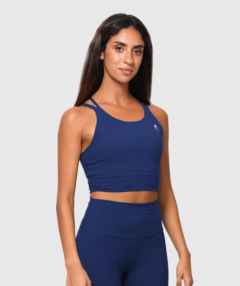 Women Performance Sports Bra Navy-Blue thumbnail 3