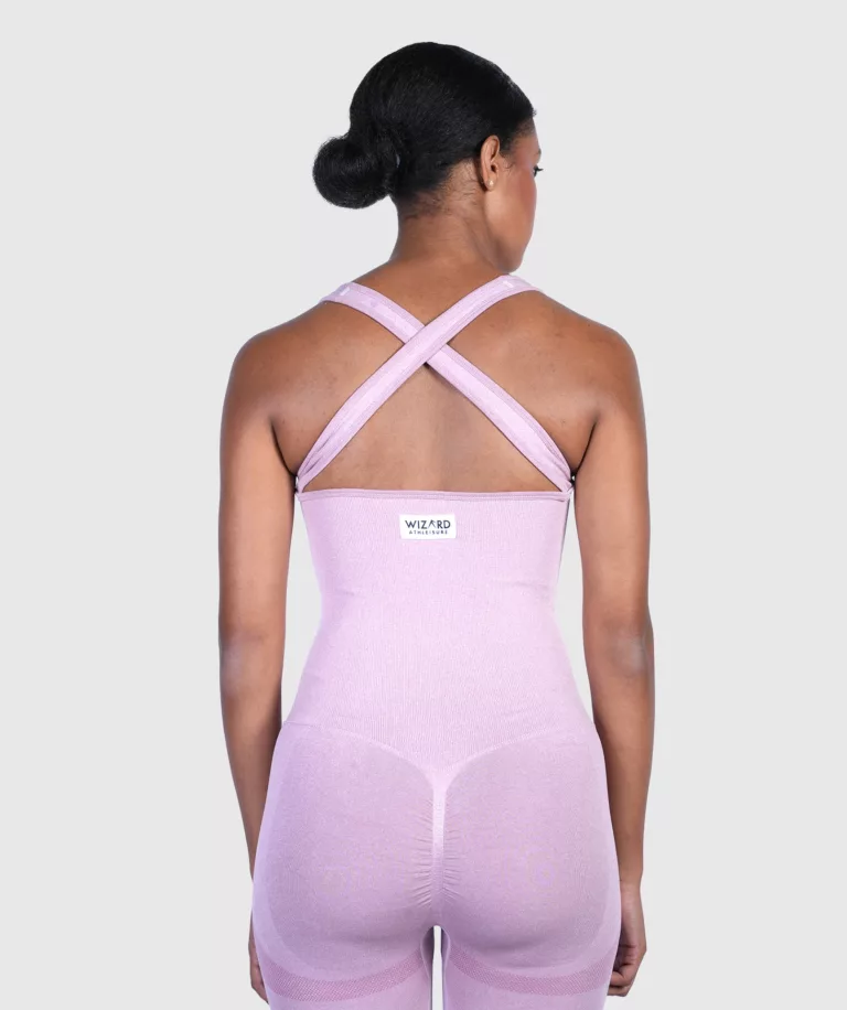 Women Ace X-Back Jumpsuit Purple-Marl thumbnail 3