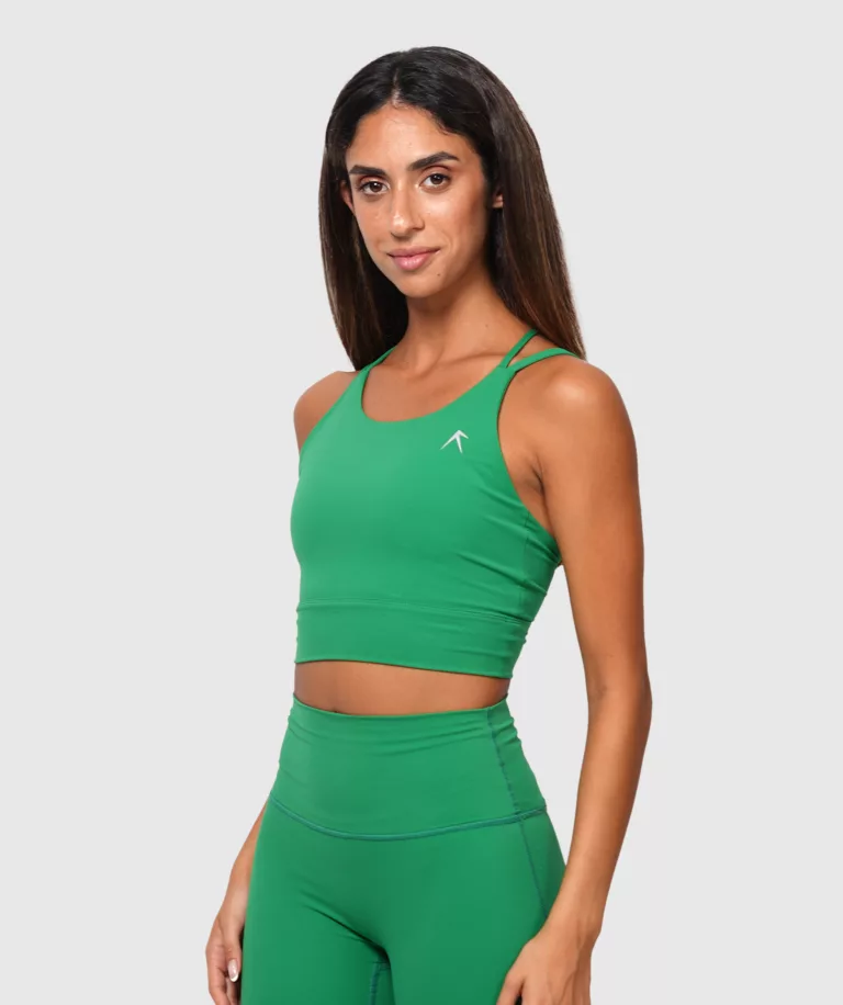 Women Performance Sports Bra Green thumbnail 4