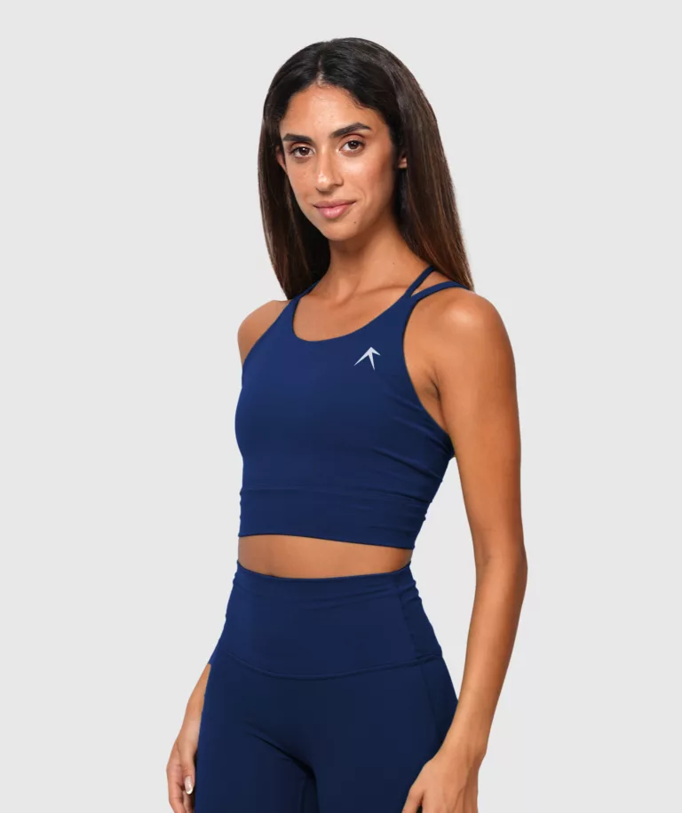 Women Performance Sports Bra Navy-Blue thumbnail 4