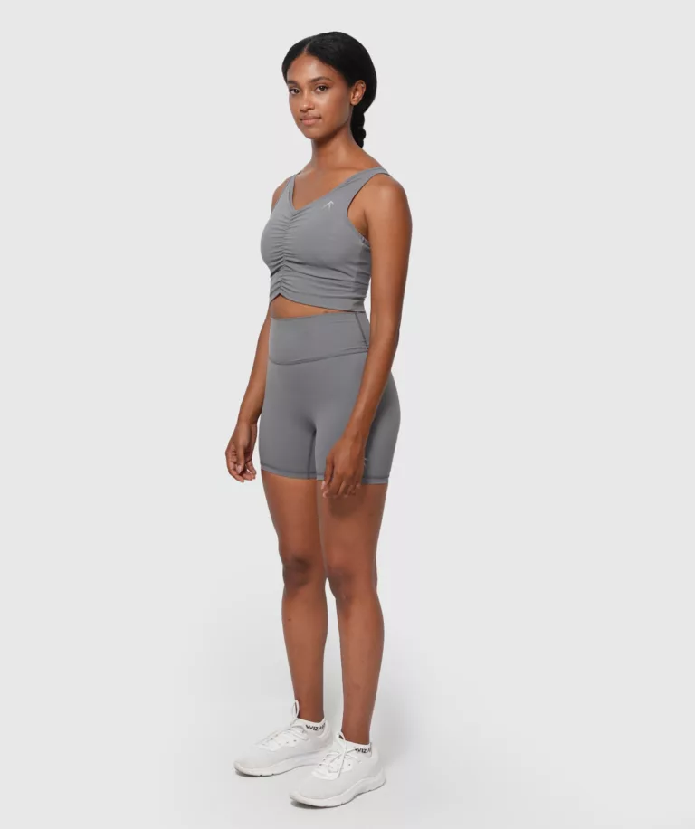 Women Sculpt Fit Mini Short Grey thumbnail 4